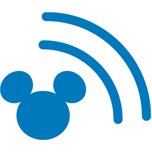A blog icon that uses the Mickey Mouse head instead of a circle.