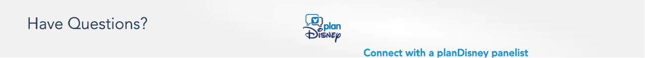 An icon for planDisney is centered, but the link is pushed to the bottom right, and the letters are partially cut off.