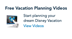 An complex icon with a Mickey glove touching a screen that has a Mickey-styled play button that links to the main Disney resorts page, and not Free Vacation Planning Videos.