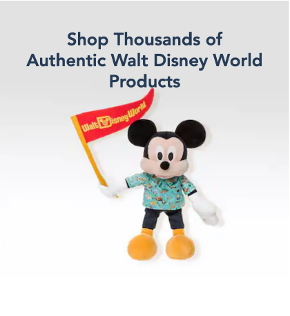 The Shop Disney section does not include a button, and says nothing about redirecting to Shop Disney